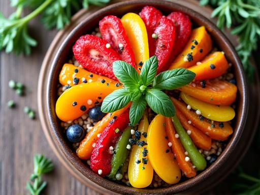 Menu healthy dining dengan superfood dan organic ingredients