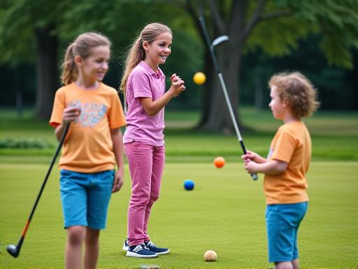 Program golf untuk anak-anak dengan pelatihan yang menyenangkan