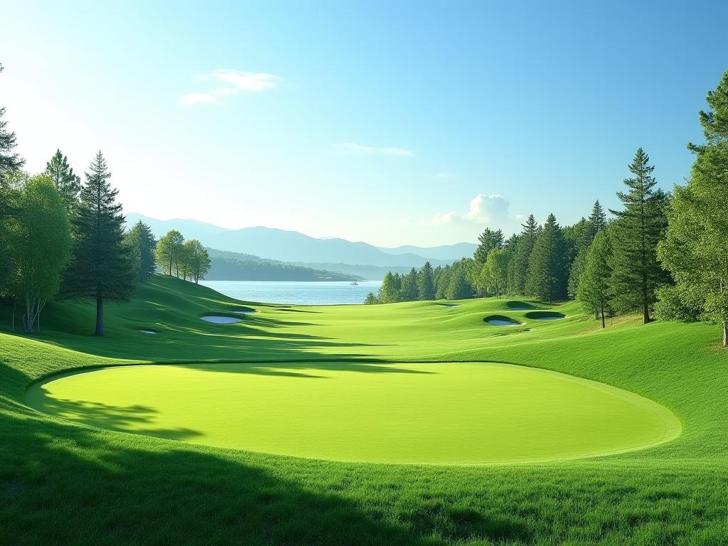 Lapangan golf hijau dengan program sustainability dan perawatan organik